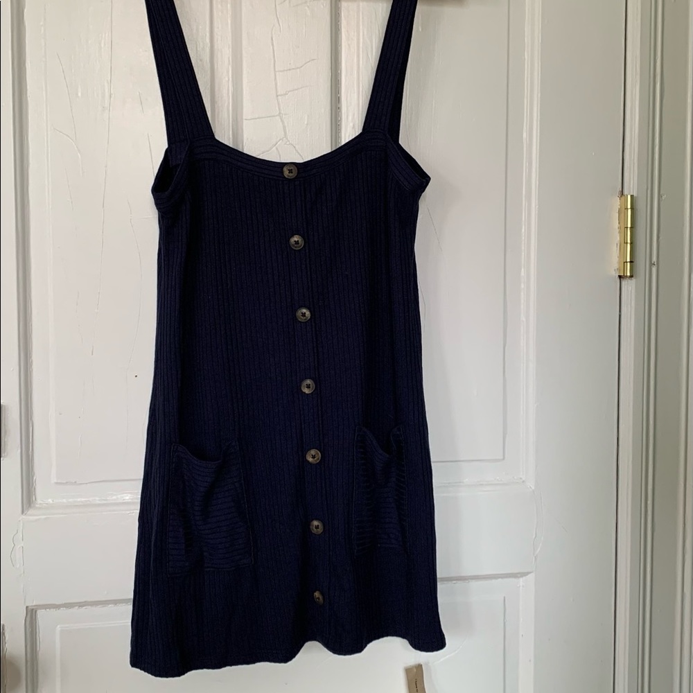 Reformation Dress M Navy New Mini